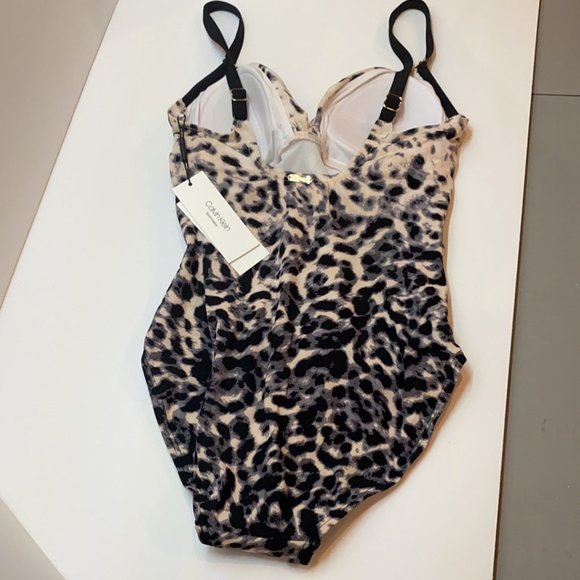 NWT Calvin Klein Nectar Ombre One Piece swimsuit - Picture 3 of 4